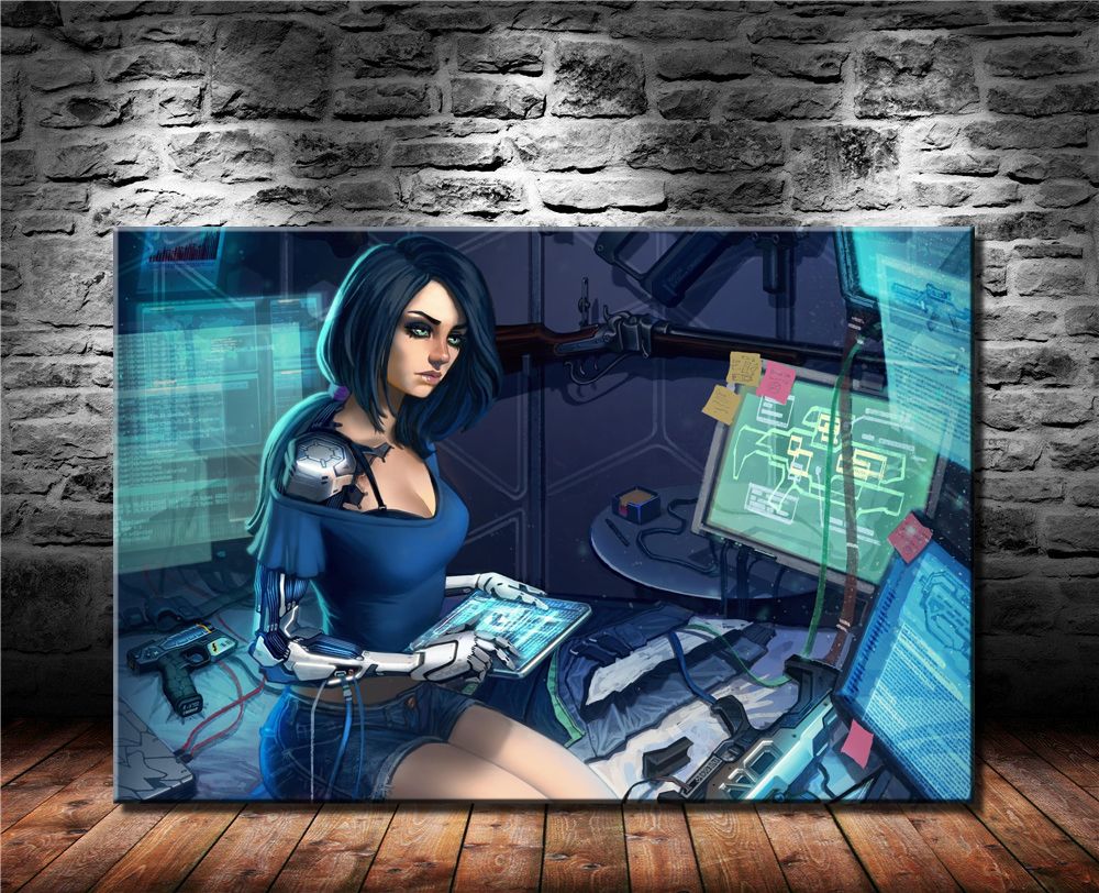 2021 Cyberpunk Girl Concept Art Hd Canvas Printing New Home Decoration Art Painting Unframed Framed From Dhqicai05 8 56 Dhgate Com