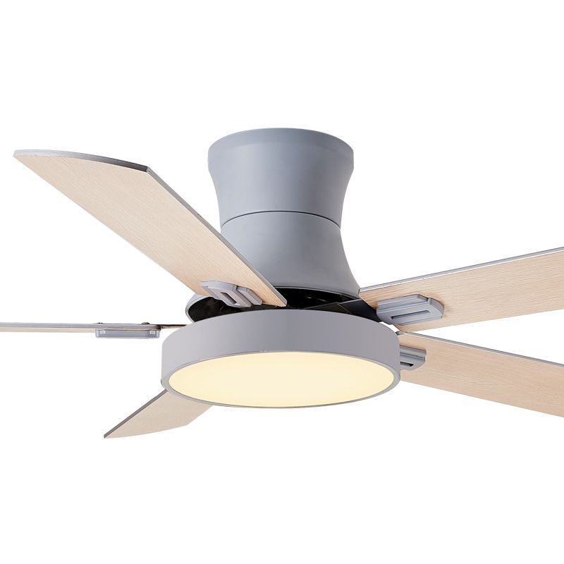 2019 New 42 Inch Ceiling Fan Lamp Indoor Fan Lamp Four Leaf Iron Leaf And Wood Leaf Fan Multifunctional Remote Control From Yhchui01 70 36