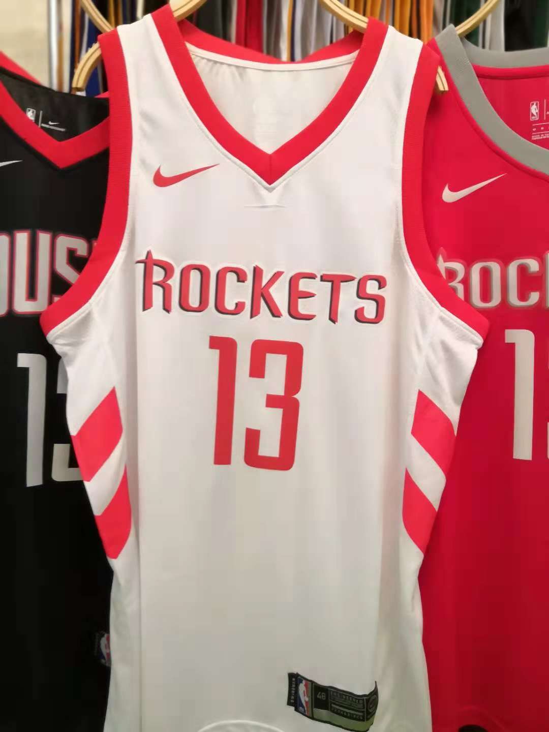 houston rockets home jersey