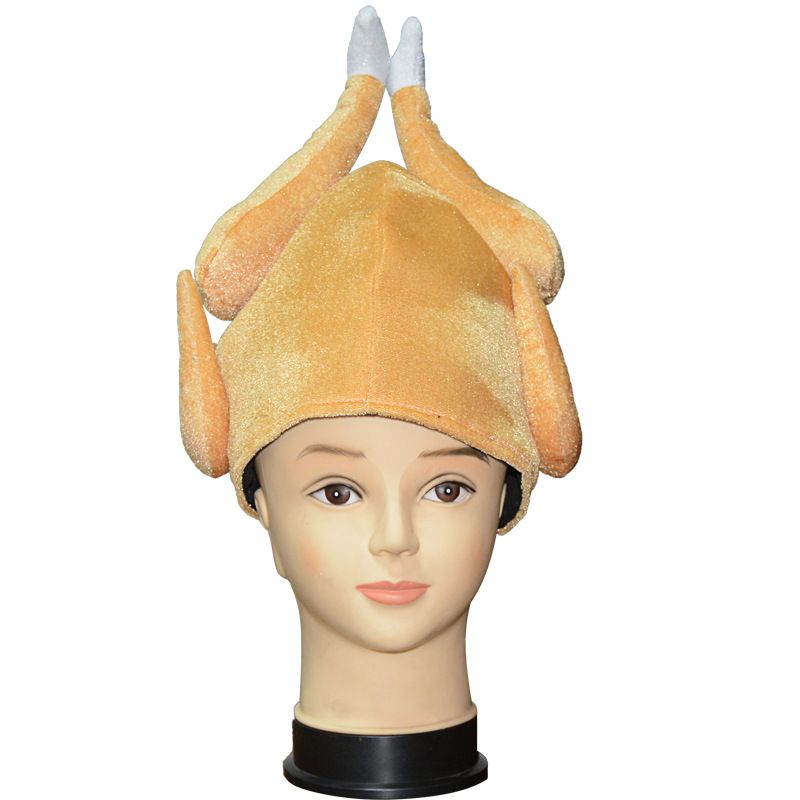 plush turkey hat