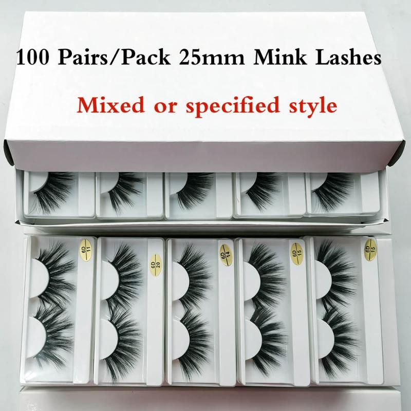 25mm Lashes 100pairs Mixed style