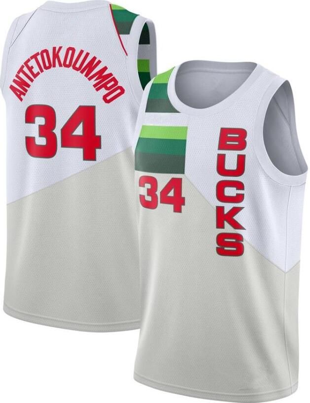 Sdgdga Mens Giannis Jersey Adult Basketball 34 Shirts