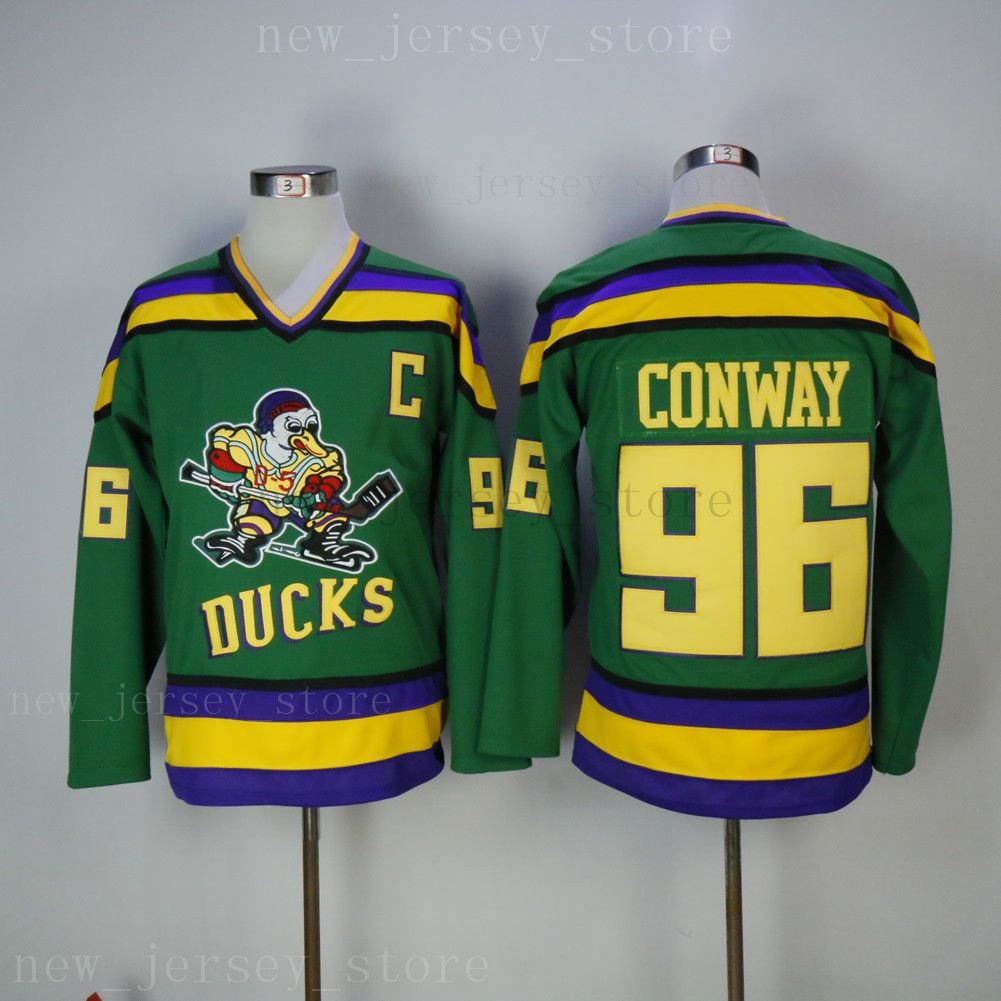 Mighty Ducks jersey 96 Charlie Conway 99 Adam Banks 66 Gordon Bombay 21  dean portman 33 Greg Goldberg 44 Fulton Reed Blank Movie – /store:  Goulds Marketing Services LLC