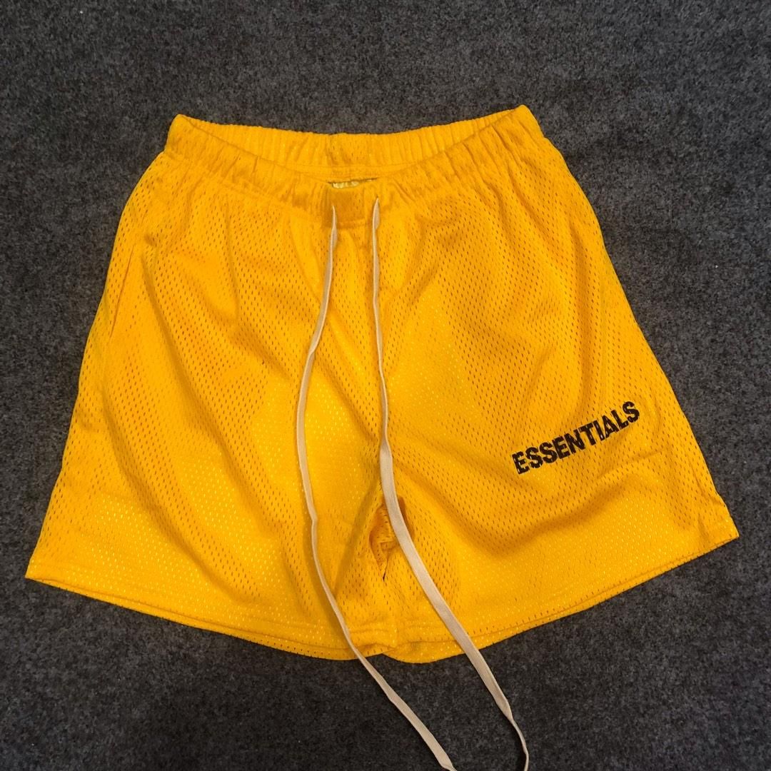 fear of god essentials mesh shorts