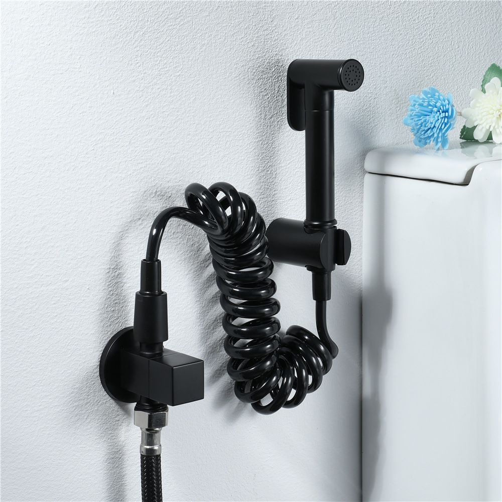 2020 Black Brass Handheld Bidet Spray Cleaning Sprayer Toilet