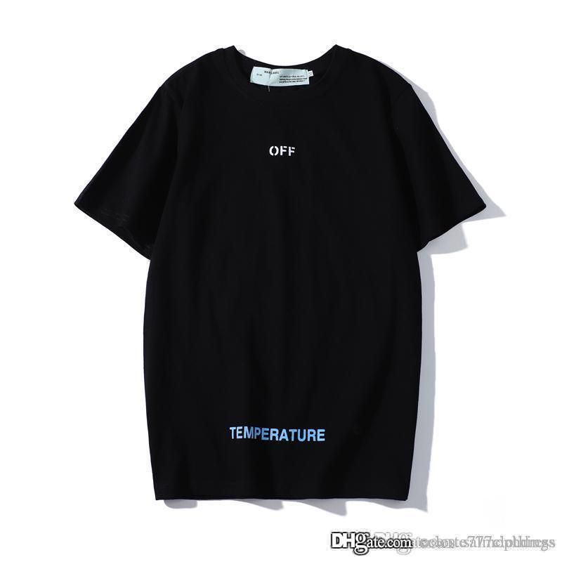 Mens Designer T Shirts Fashion Summer Tshrt Hip Hop Tee Shirts Homme Black White Designer Brand