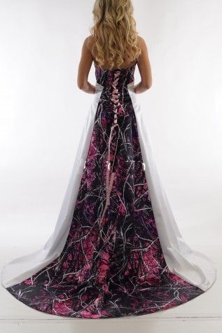 muddy girl wedding dress