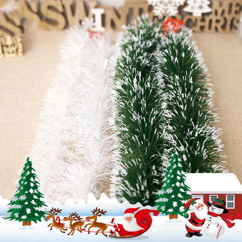200cm Colorful Christmas Decoration Bar Tops Ribbon Garland Christmas Tree Ornaments White Dark Green Cane Tinsel Party Supplies Christmas Yard Decoration Christmas Yard Decorations From Aozhouqie 23 41 Dhgate Com