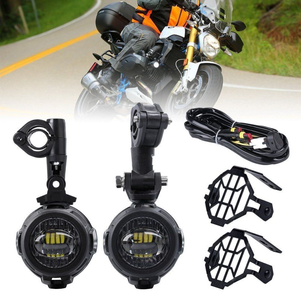 Motorrad LED Nebelscheinwerfer Zusatzscheinwerfer f/ür R1200GS ADV K1600 R1100GS