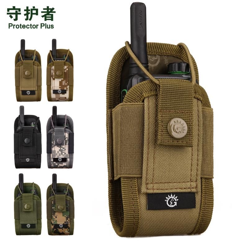 Multi Function Walkie Talkie Bag With Hook Molle Tactical Bag Army ...