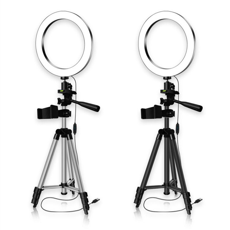 Tripod Fill Light Led Ring Fill Light Light Tripod Mobile Phone Live  Support 3 Size Dhl Free From Yting4, $22.3