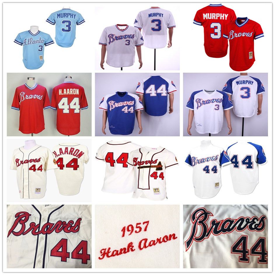 1957 hank aaron jersey