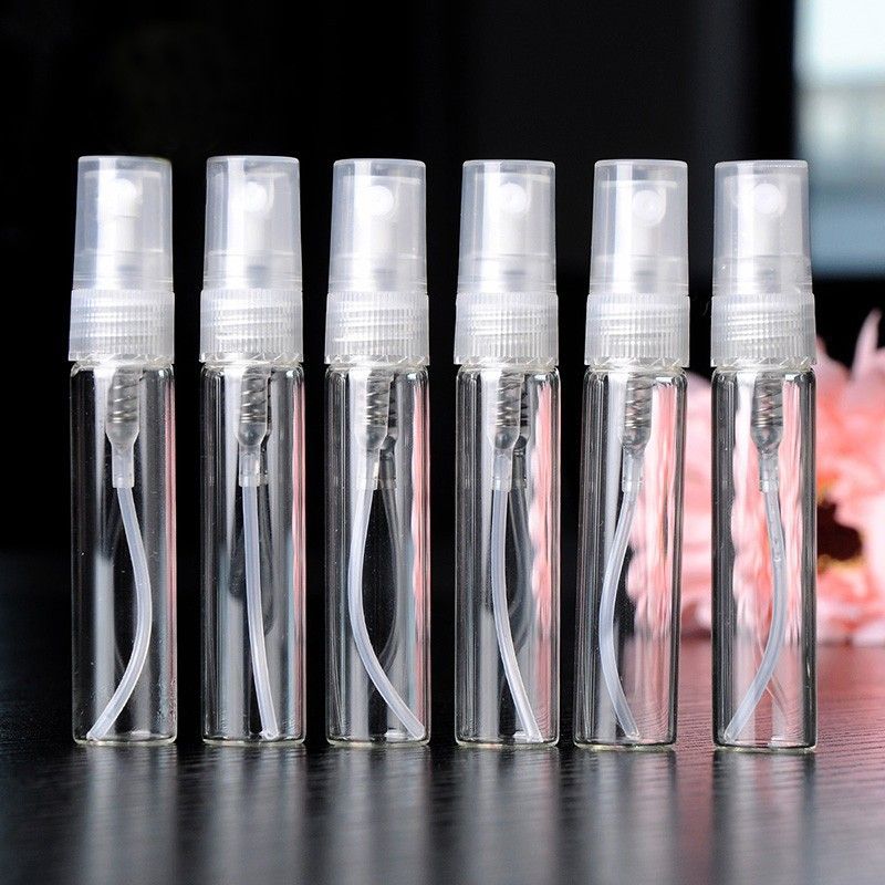 香水 アトマイザー ノズル 5ml スプレー 詰め替え ボトル 携帯　ブルー