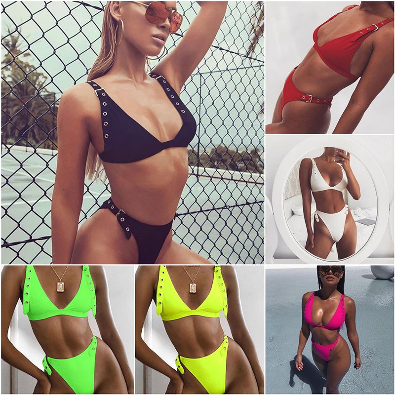 womens neon swimsuits
