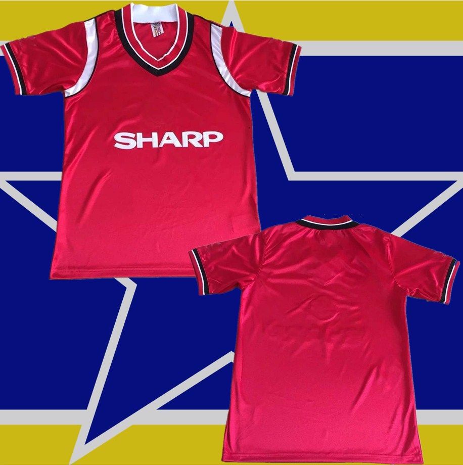 2020 #7 ROBSON Soccer Jersey 1984 1985 MAN UTD Maillot #4 ...
