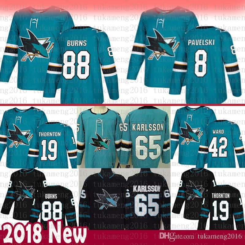 san jose sharks brent burns jersey