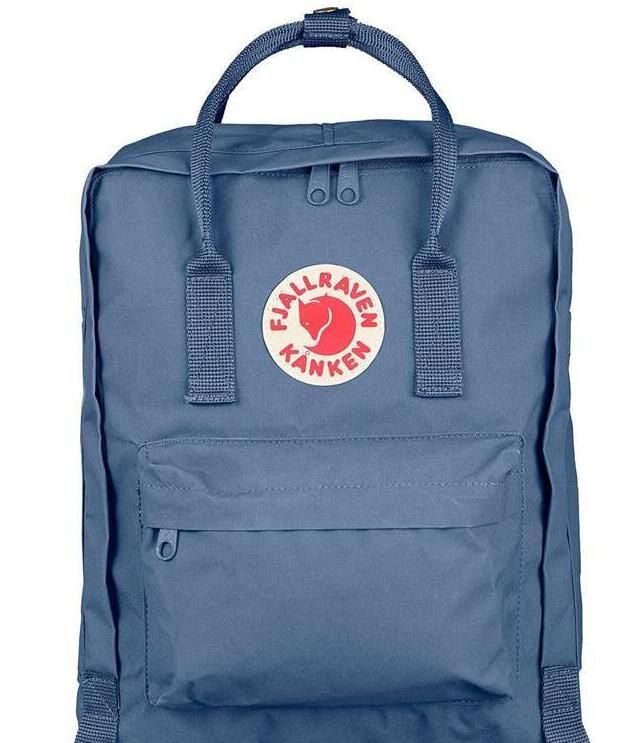 kanken navy blue ox red