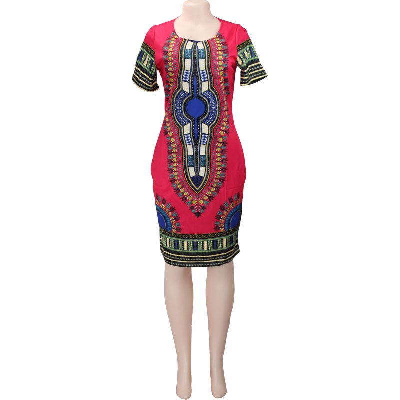 white dashiki dress