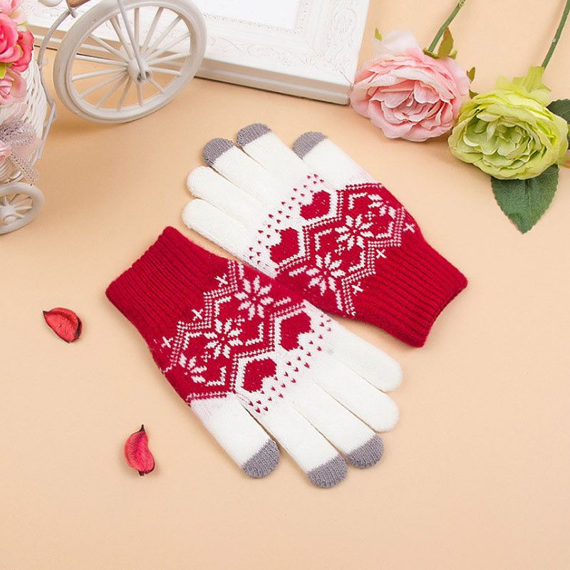 Touch Screen Gloves Knit Soft Winter Men Women Texting Active For Smart Phone
