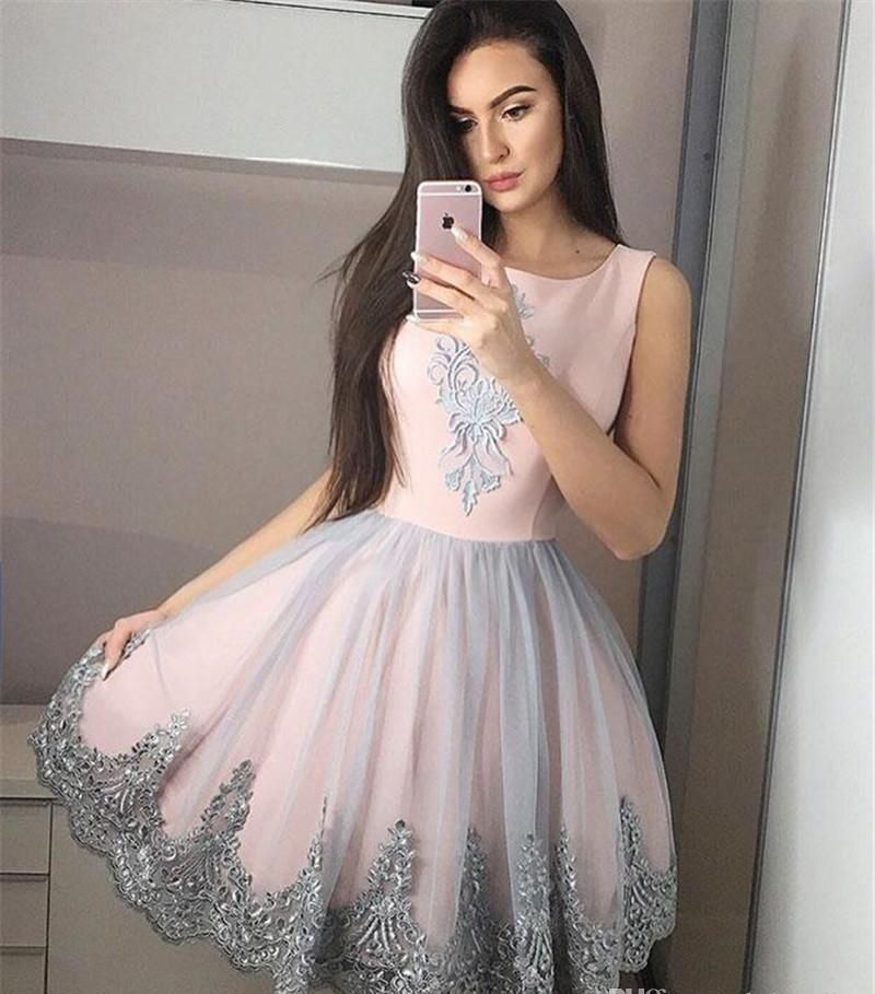 blush colored homecoming dresses