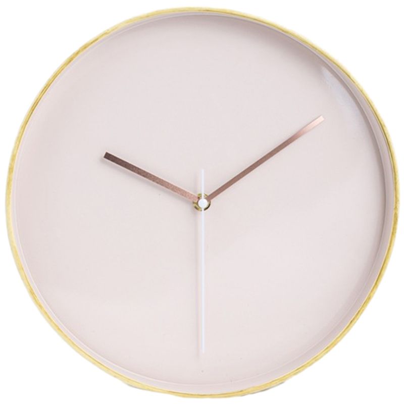 Creative Minimalist Clock Metal Round Wall Modern Design Bedroom Kitchen Office Silent Decorative Quartz Designer Clocks From Hibooth 17 49 Dhgate Com