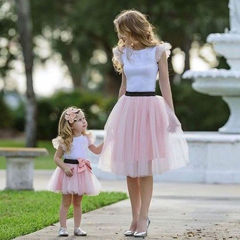 easter dress mom and daughter