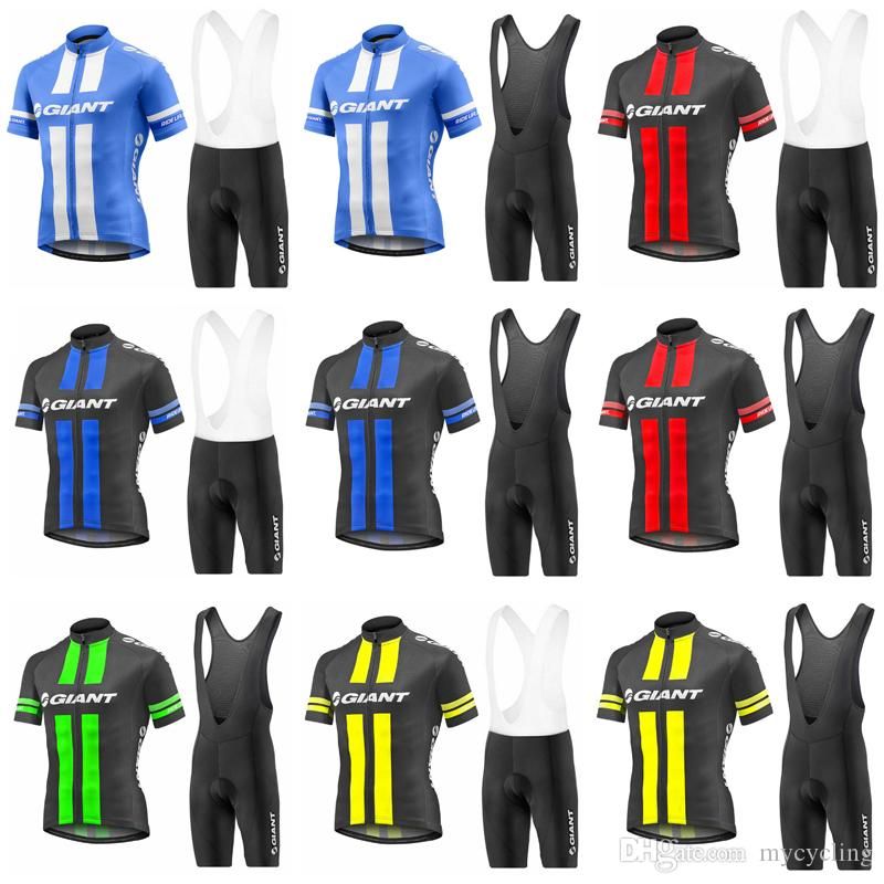 2018 Pro GIANT Cycling Clothing Sets Bike Uniform Summer Mans Cycling
