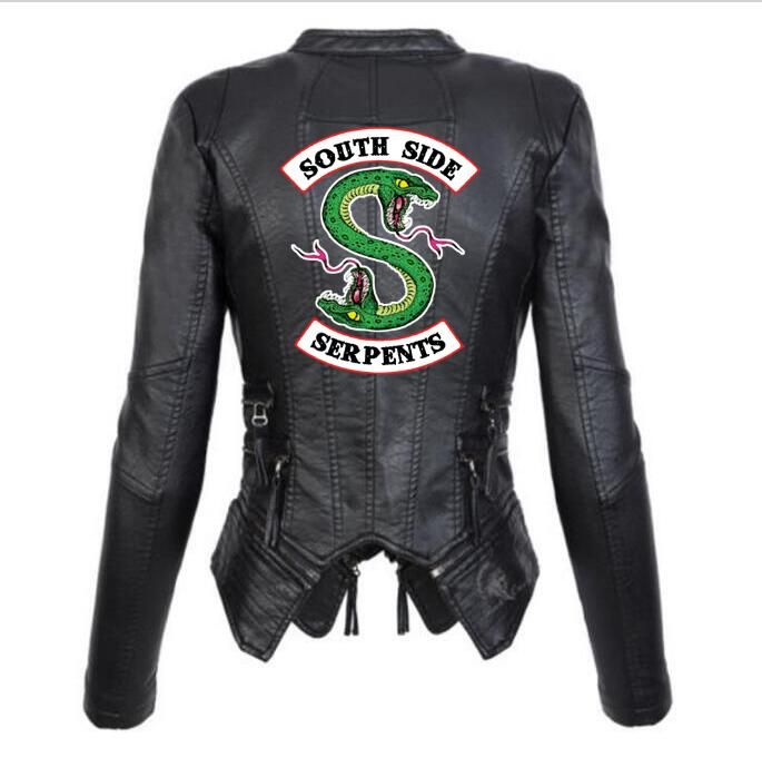 south side serpents jaqueta de couro