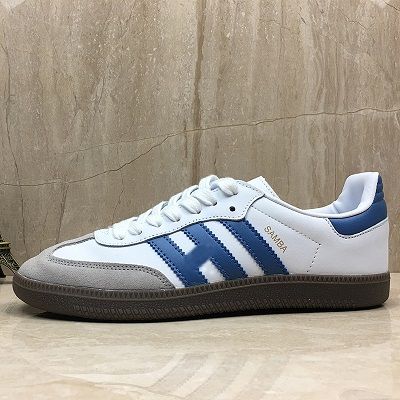 mens blue samba trainers