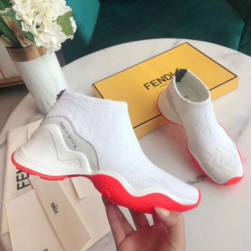 womens fendi sock trainers