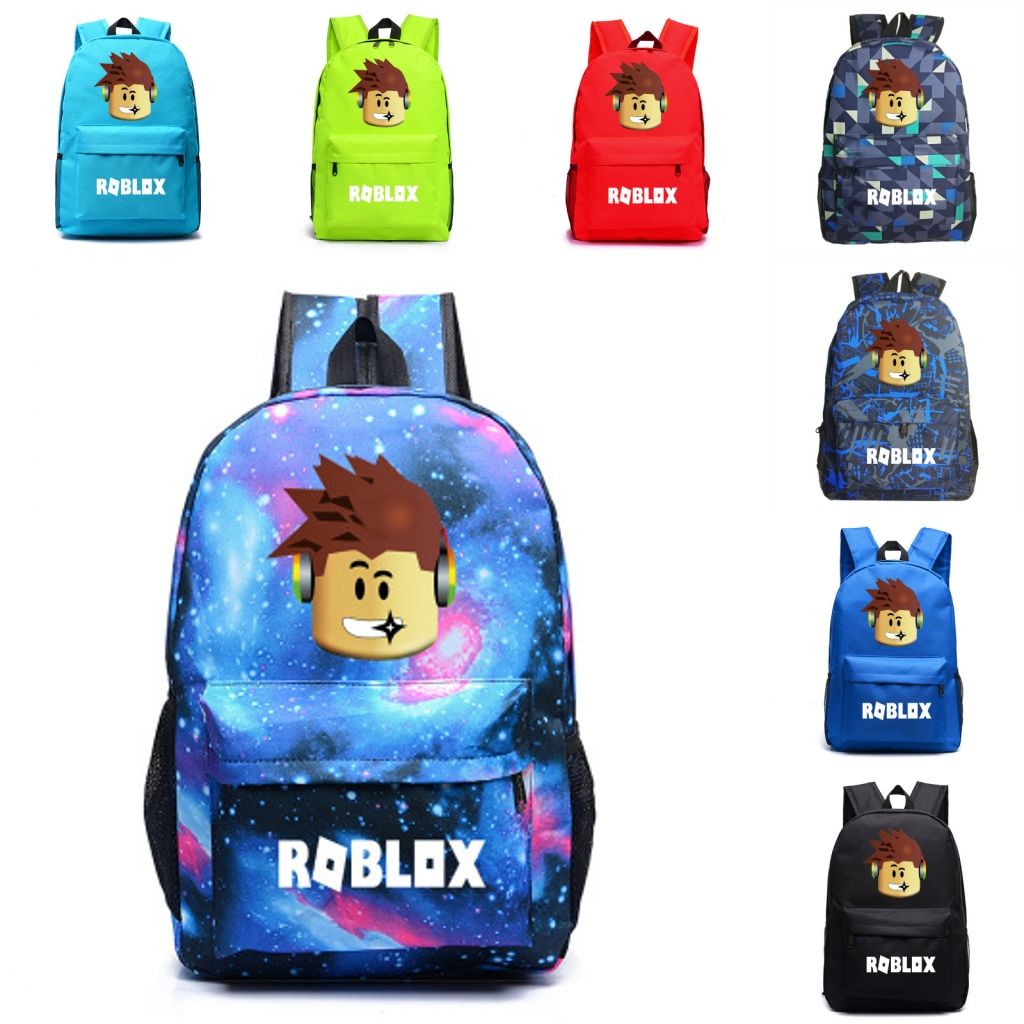 Fashion Kids Schoolbag Backpack With Roblox Students Bookbag