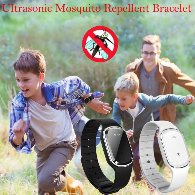 Ultrasonic Anti Mosquito Insect Pest Bugs Repellent Repeller Wrist Bracelet New