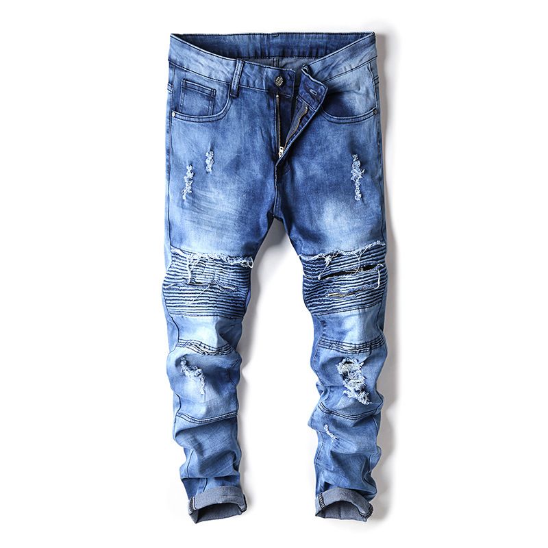 men's ripped denim jeans