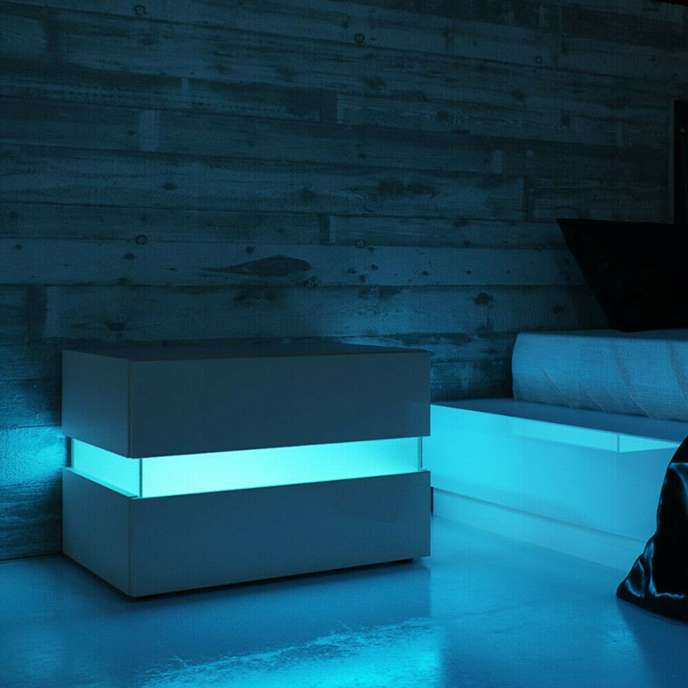 led bedside cabinet