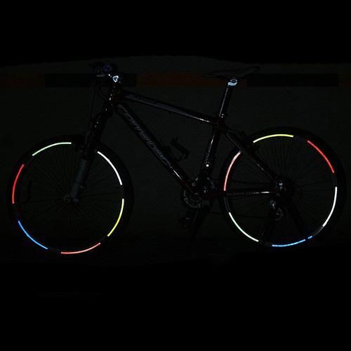 fluorescent stickers for bikes