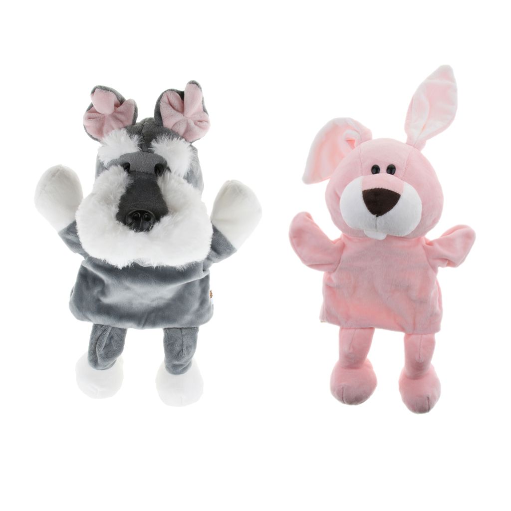 plush animal hand puppets