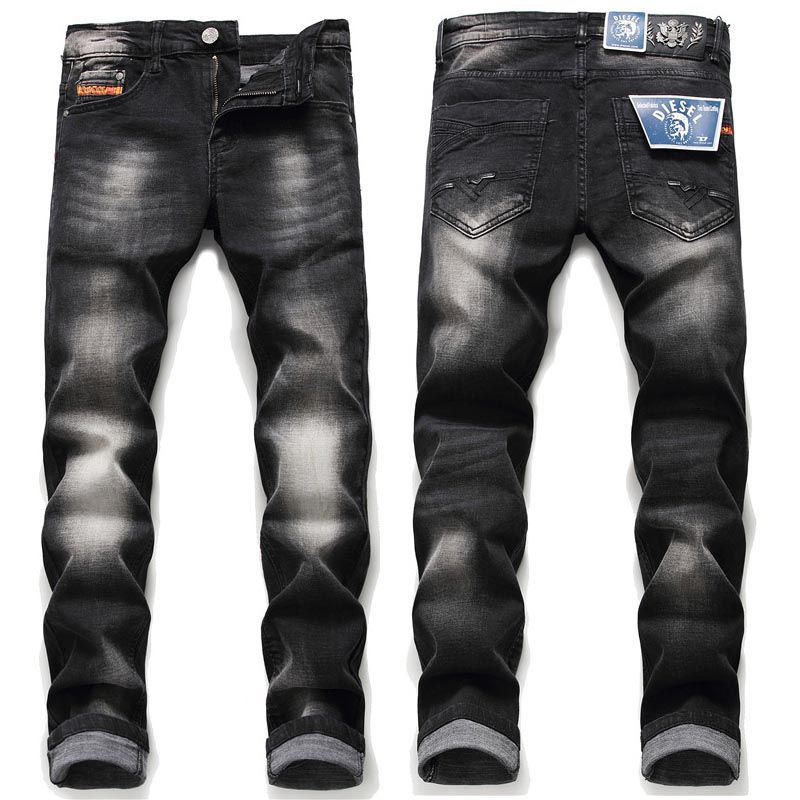 black biker jeans size 44