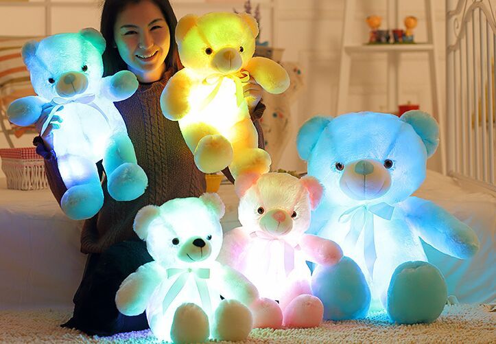 light up teddy bear plush toy
