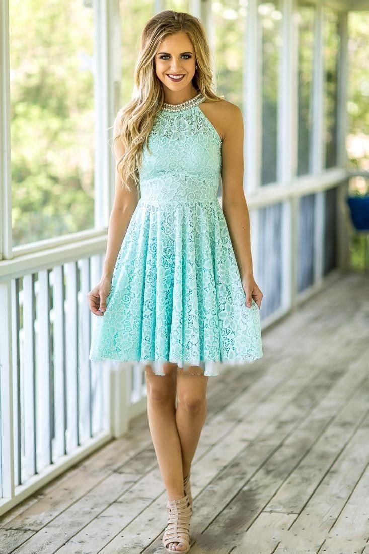 2020 País Mint Vestidos de dama de honor para bodas Playa Playa de cuello alto Perlas 2020 País Mint Vestidos de dama de honor para bodas Playa Playa de cuello alto Perlas