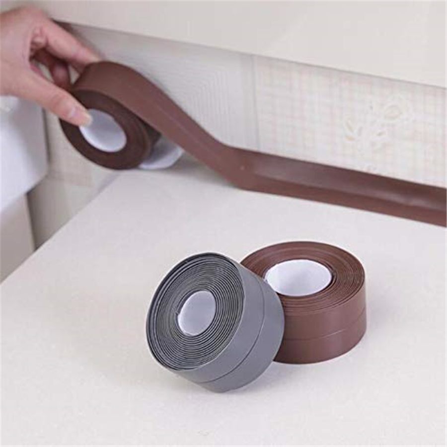 Waterproof Mildew Proof Adhesive Tape Kitchen Bath Toilet Corner Sealing Sticker