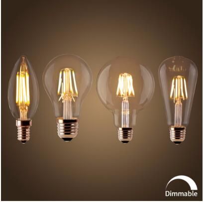 YINGDATERUI LED Filament Bulb E27 Retro Lamp 220V E14 Vintage C35 Candle Light Dimmable G95 Globe Lighting COB Home Decor Durable Color : Cold White, Emitting Color : G45 E27 220V YINGDATERUI LED Filament Bulb E27 Retro Lamp 220V E14 Vintage C35 Candle Light Dimmable G95 Globe Lighting COB Home Decor Durable Color : Cold White, Emitting Color : G45 E27 220V