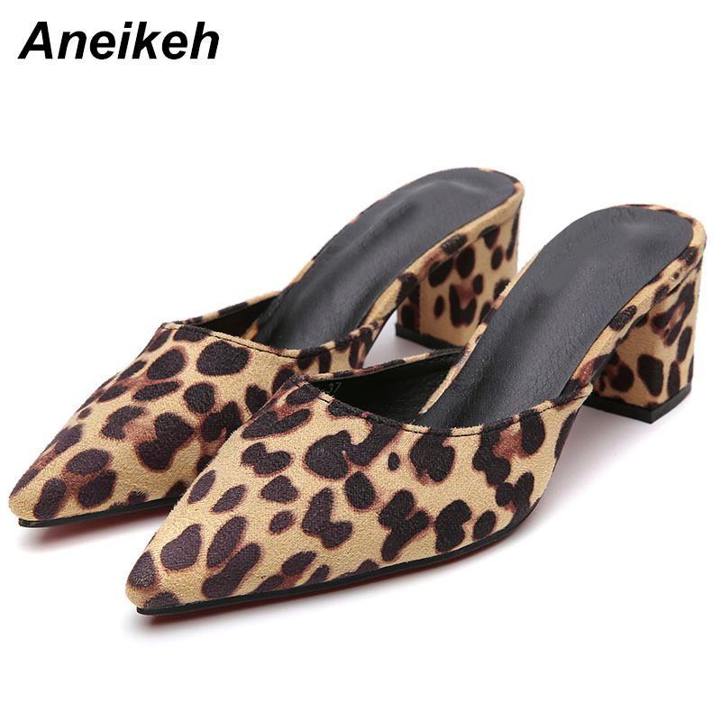 leopard print slip on shoes womens