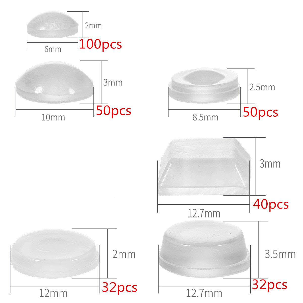 2019 Stick Bumper Door Bumpers 3m Self Adhesive Clear Rubber