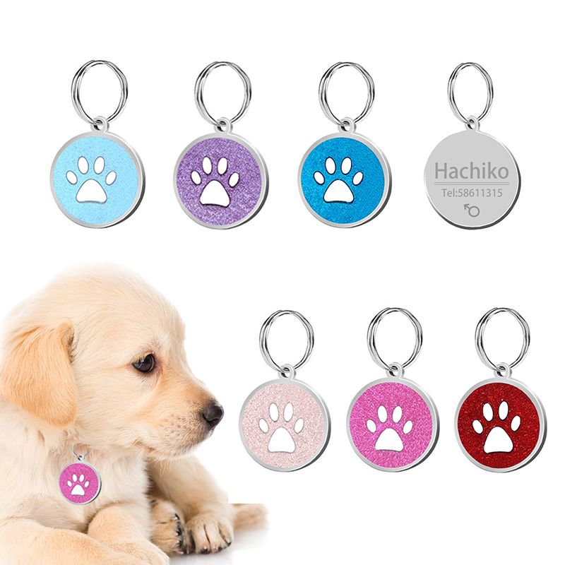 Acheter Yvyoo Gravure Gratuite Etiquettes De Chien Personnalisées Gravé Chat Chiot Id Animal Nom Collar Tag Pendentif Accessoires Pour Animaux De