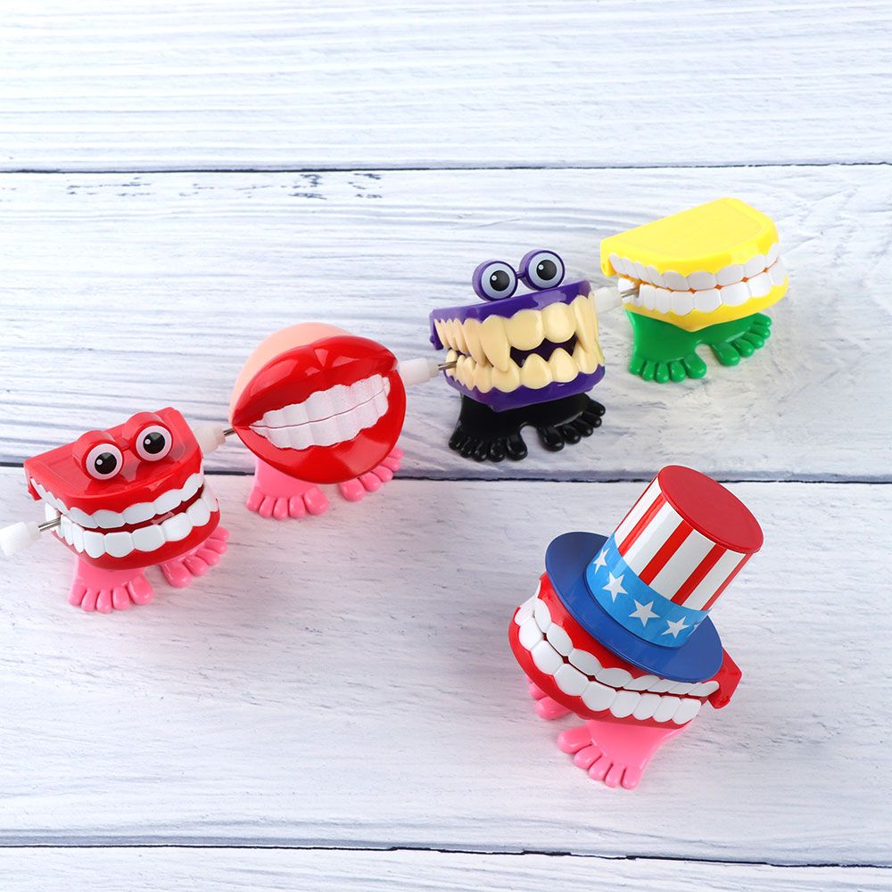 walking teeth toy