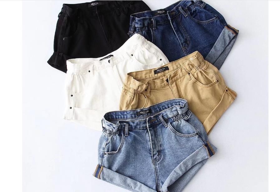 Pantalones Cortos De Cintura Alta Para Mujer Pantalones De Pantalones Cortos De Cintura Alta Para Mujer Pantalones De