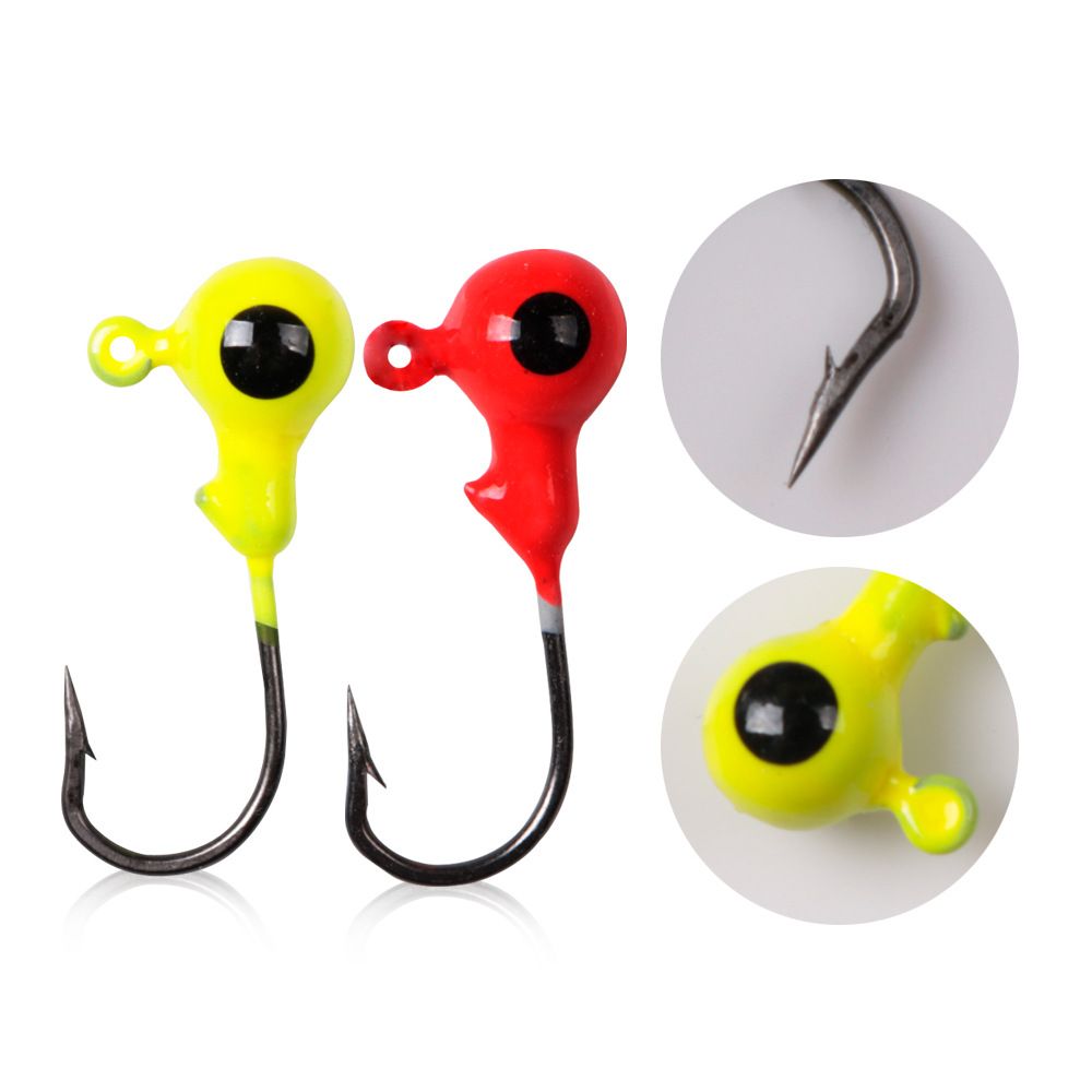 2021 Multi Color Leads Hook High Carbon Steel Barbed Hooks Fishing