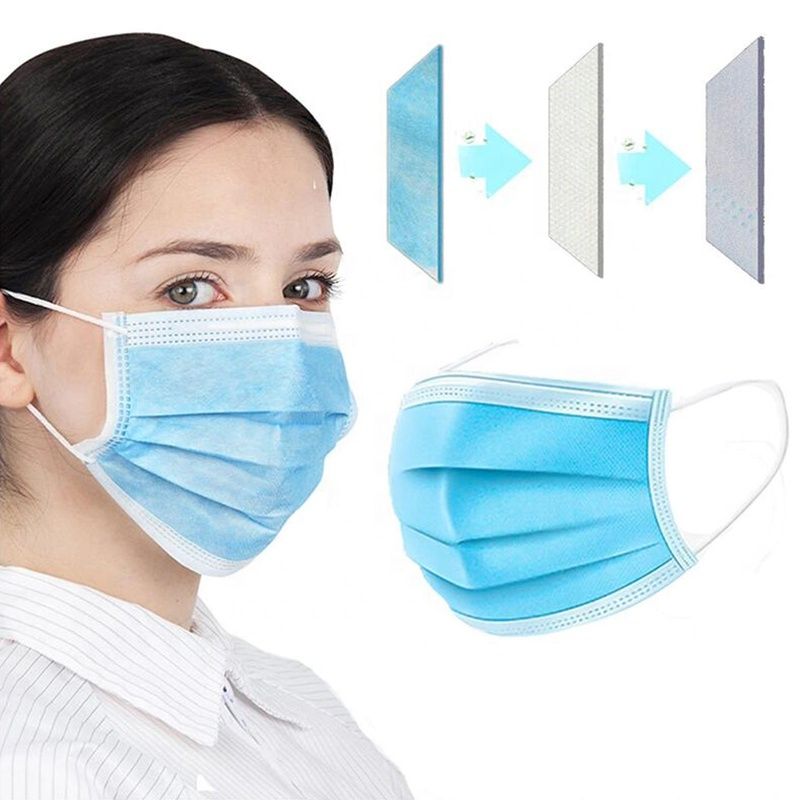 3-ply disposable face mask 3-ply disposable face mask