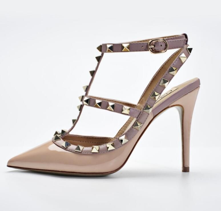 studded matte sandal