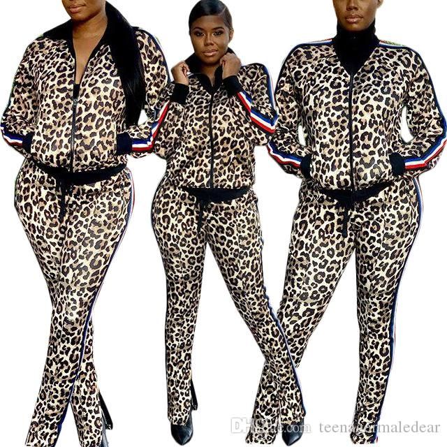 leopard print tracksuit womens